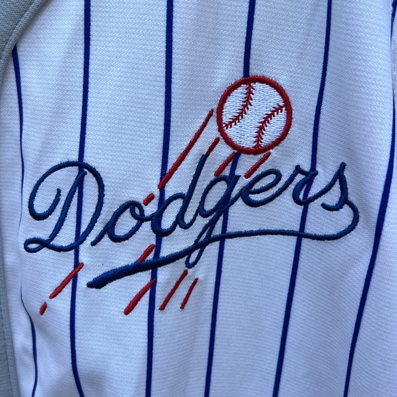 NWT Cooperstown Collection Dodgers Button Down Jersey Size L. - Picture 17 of 17